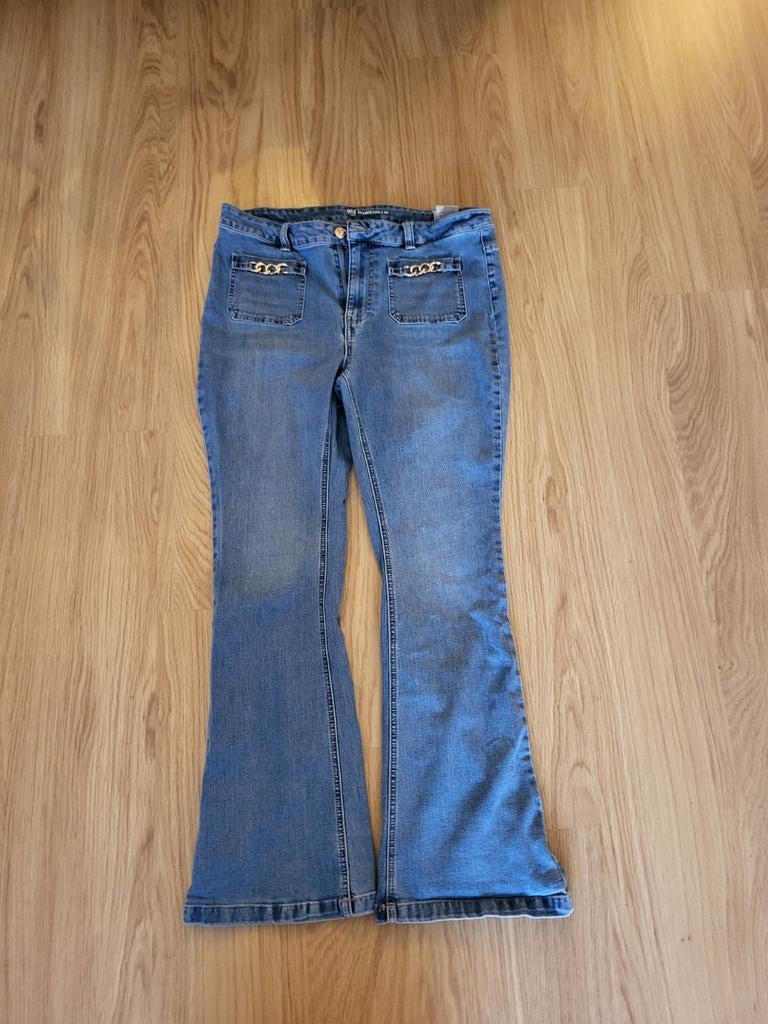 Licht blauwe broek MS mode maat 46/32, Ophalen of Verzenden, Zo goed als nieuw, Blauw, Overige jeansmaten