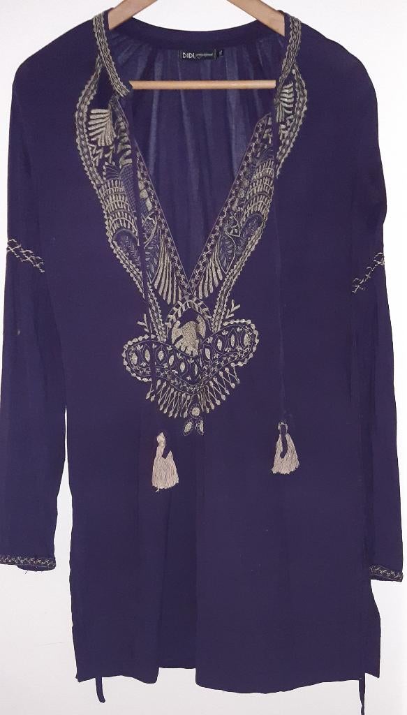 Didi tuniek Paars Katoen - M, Paars, Didi, Ophalen of Verzenden, Zo goed als nieuw