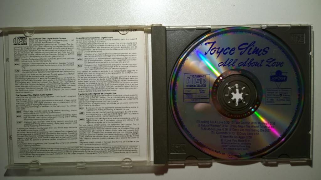 Joyce Sims - All About Love, Ophalen of Verzenden, Zo goed als nieuw