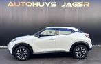 Nissan Juke 1.0 DIG-T Acenta Automaat Camera, Auto's, Nissan, Stof, Zwart, Wit, Origineel Nederlands