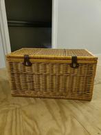 rieten mand, Ophalen