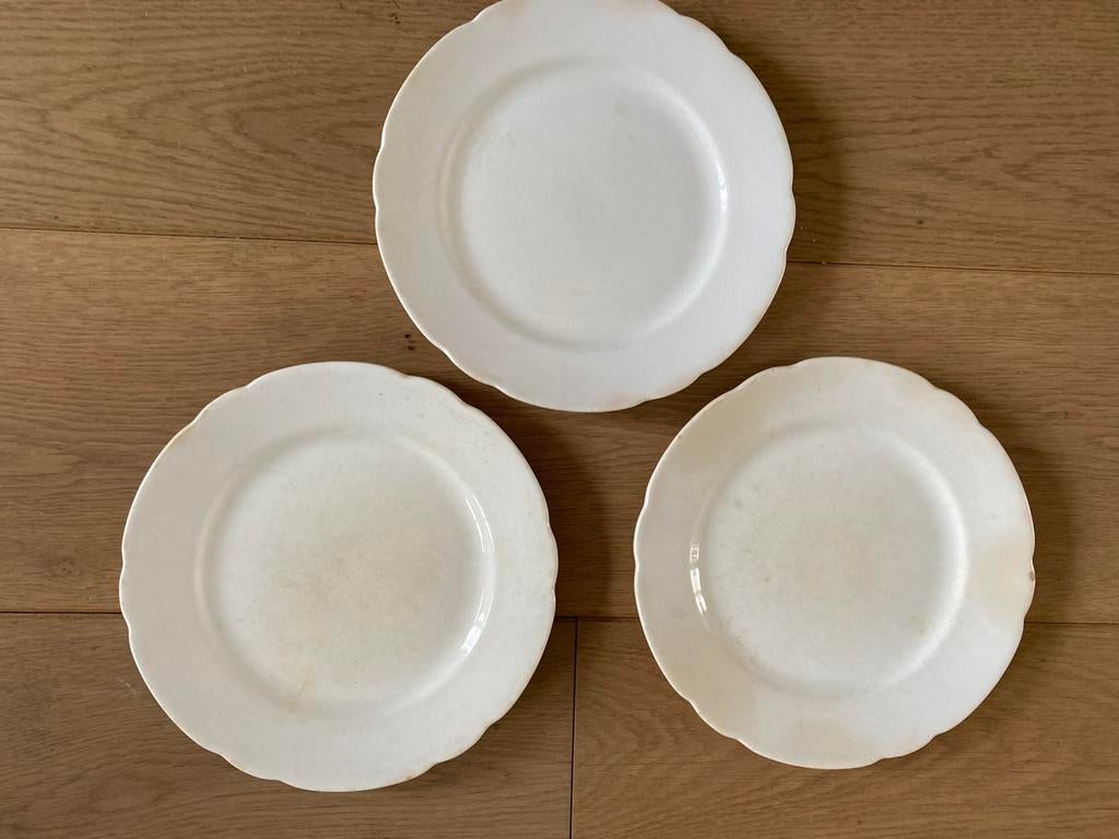 Ontbijtbordjes Petrus Regout, Antiek en Kunst, Antiek | Servies compleet, Ophalen of Verzenden