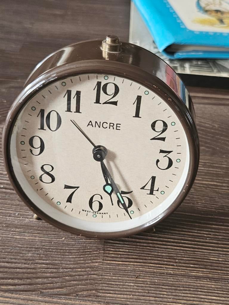 Ancre wekker West-Germany opknapper, Antiek en Kunst, Antiek | Klokken, Ophalen of Verzenden