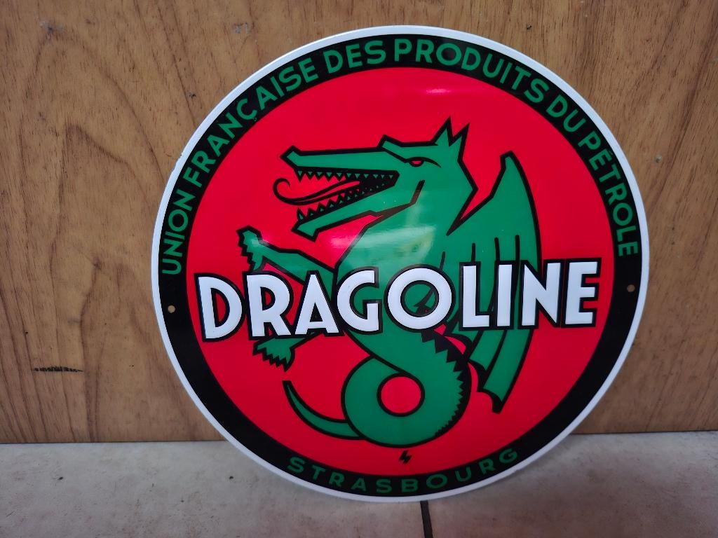 Reclamebord Dragoline, Ophalen of Verzenden, Nieuw, Auto's