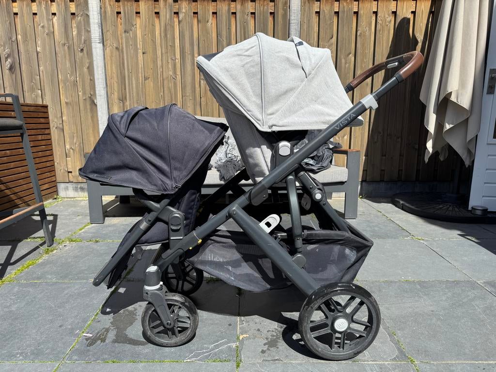 UPPAbaby Vista V2 compleet met veel accessoires, Gebruikt, Duowagen, Combiwagen, Ophalen
