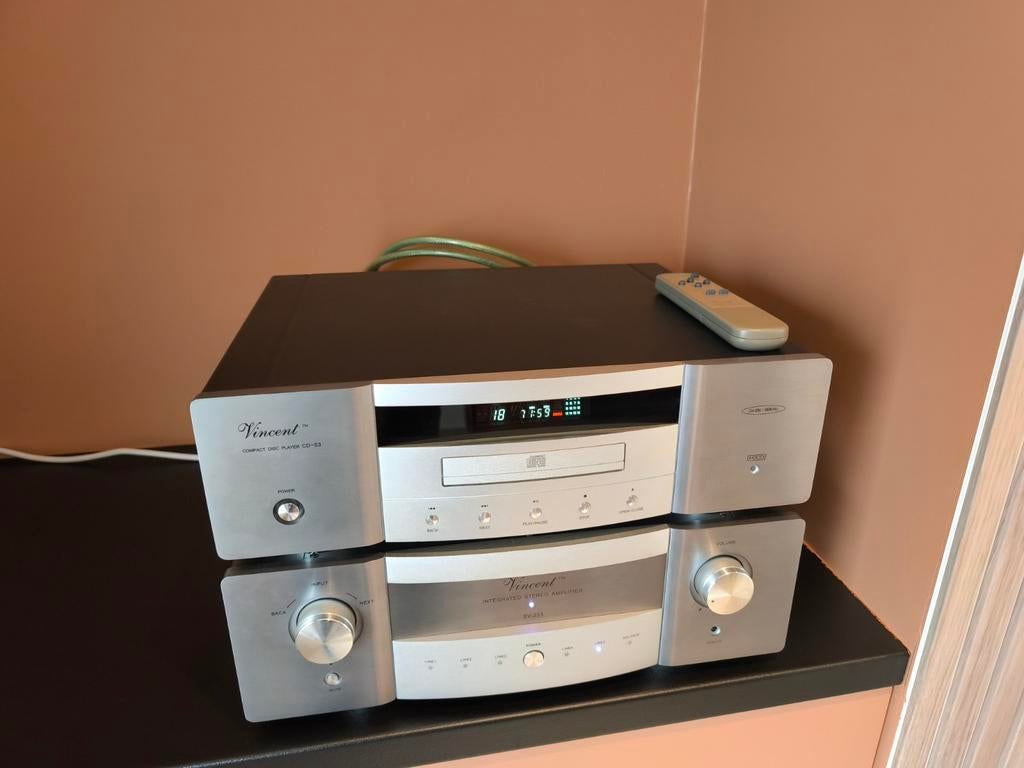 Vincent sv-233 + cd-s3, Ophalen of Verzenden, 120 watt of meer, Overige merken