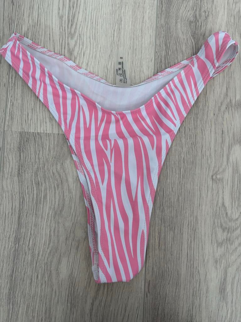 Roze Zebraprint Bikini Broekje Maat S, Kleding | Dames, Badmode en Zwemkleding, Ophalen, Gedragen, Roze, Bikini
