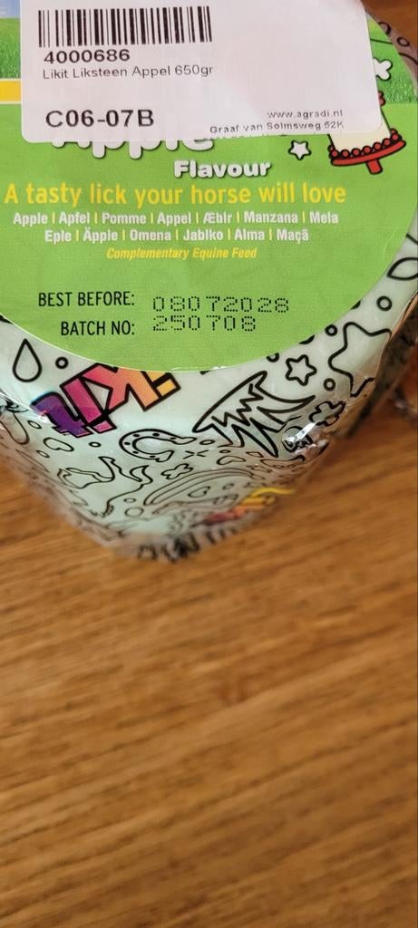 Likit, Dieren en Toebehoren, Paarden en Pony's | Overige Paardenspullen, Ophalen, Nieuw, Overige soorten