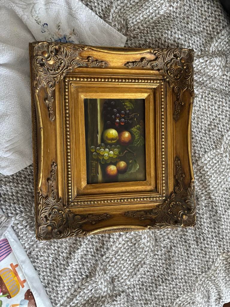 Antieke replica jaren '70 met klassiek houten frame, Antiek en Kunst, Kunst | Schilderijen | Klassiek, Ophalen