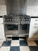 Boretti gasfornuis 90cm 6 gasbranders 2 ovens RVS, Ophalen, Gebruikt, 60 cm of meer, Gas