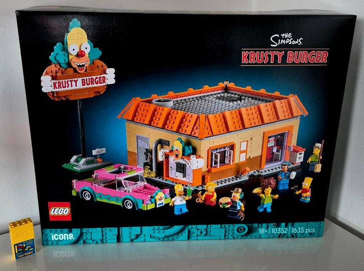 Lego 10352 The Simpsons: Krusty Burger, Kinderen en Baby's, Speelgoed | Duplo en Lego, Nieuw, Lego, Complete set, Ophalen of Verzenden