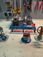 Wilesco stoommachine met 4 accessoires. Goedwerkend., Ophalen of Verzenden, Gebruikt, Groter dan 1:32