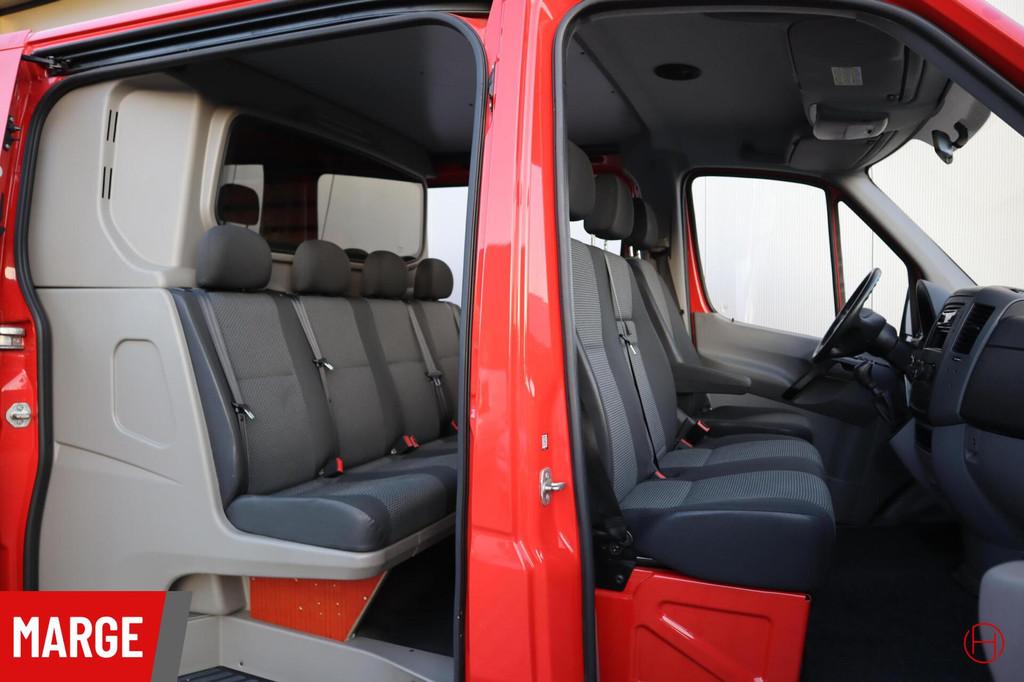 Mercedes Sprinter 313 2.2 CDI Dubbele cabine 7-persoons / Ma, Auto's, Bestelauto's, Euro 5, Stof, Gebruikt, Zwart
