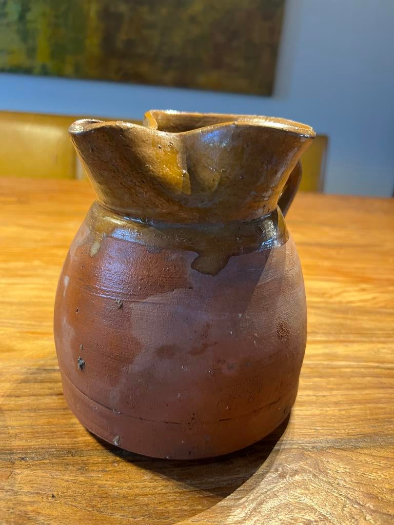 Vintage Aardewerk Kruik Kan, Ophalen of Verzenden
