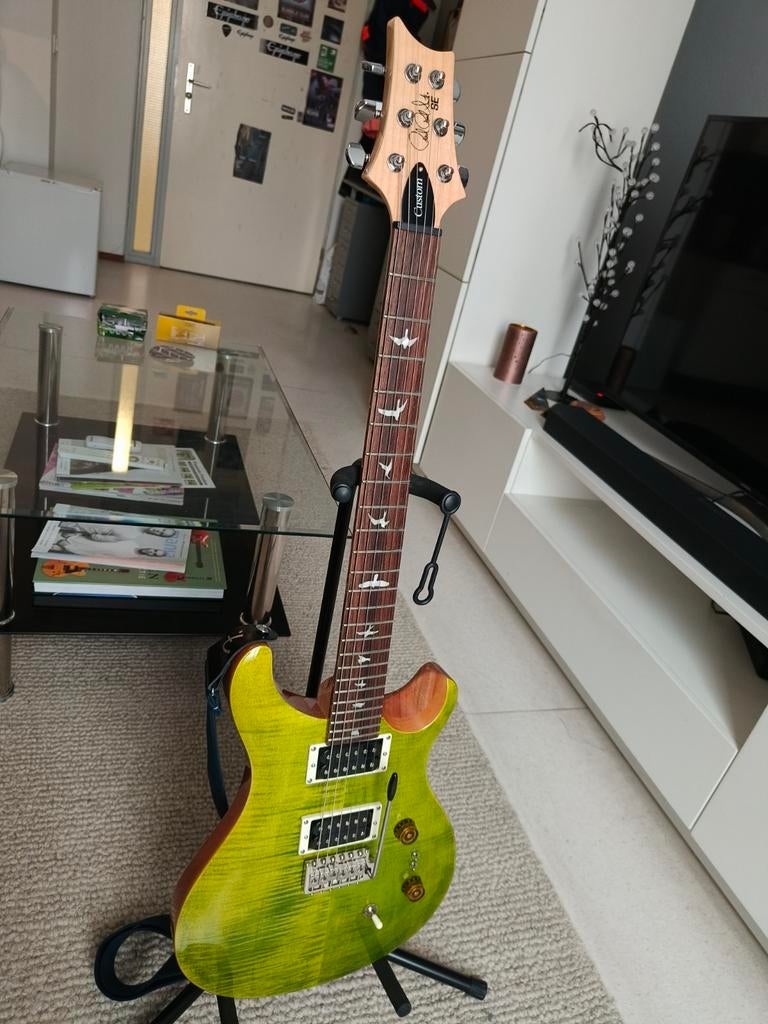 PRS SE Custom 24-08 Iriza Verde - Absolute Nieuwstaat, Ophalen, Zo goed als nieuw, Solid body, Paul Reed Smith