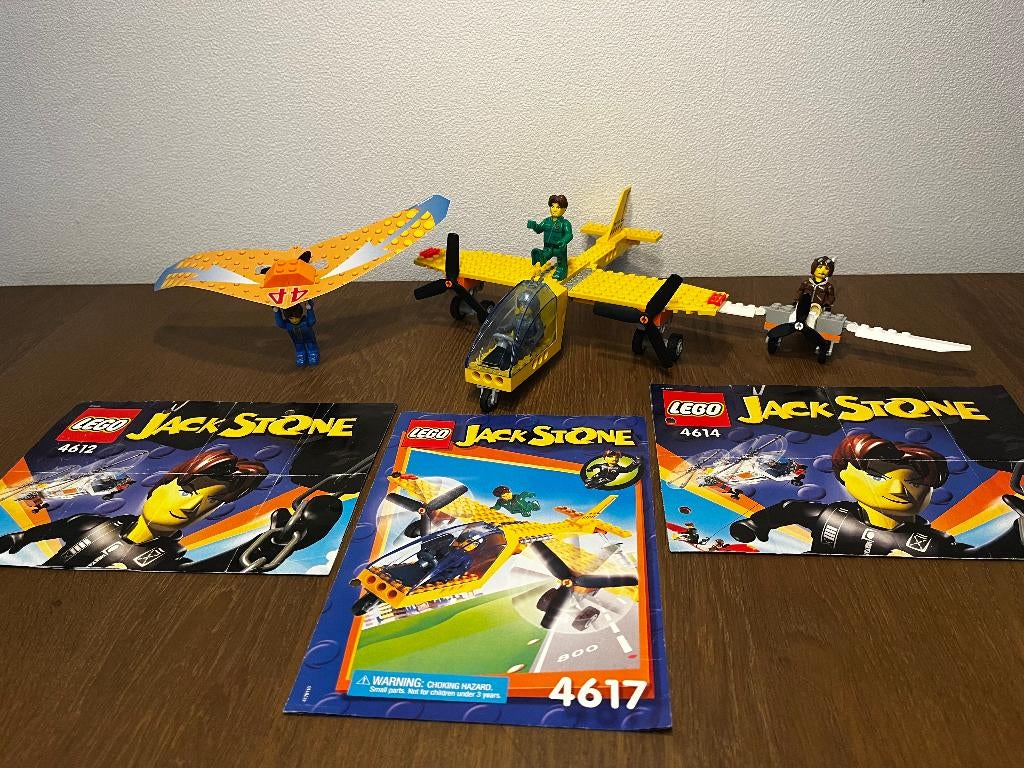 LEGO Jack Stone 4612, 4617 en 4614, Ophalen of Verzenden, Zo goed als nieuw, Complete set, Lego