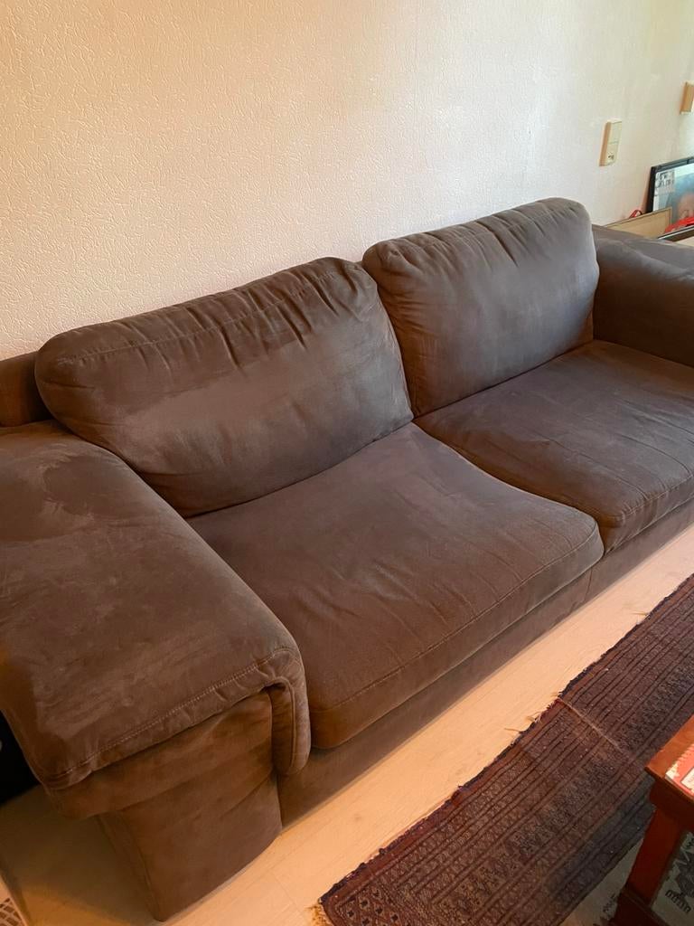 Drie-zits bank Gratis af te halen, Huis en Inrichting, Banken | Sofa's en Chaises Longues, Ophalen, Gebruikt, Driepersoons, 75 tot 100 cm