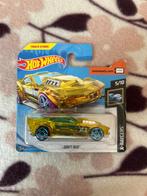 Hotwheel auto nr 5 geel nieuw in verpakking, Ophalen of Verzenden, Nieuw