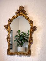 vintage gouden barok wandspiegel / muurspiegel, Ophalen, Rechthoekig, Minder dan 50 cm
