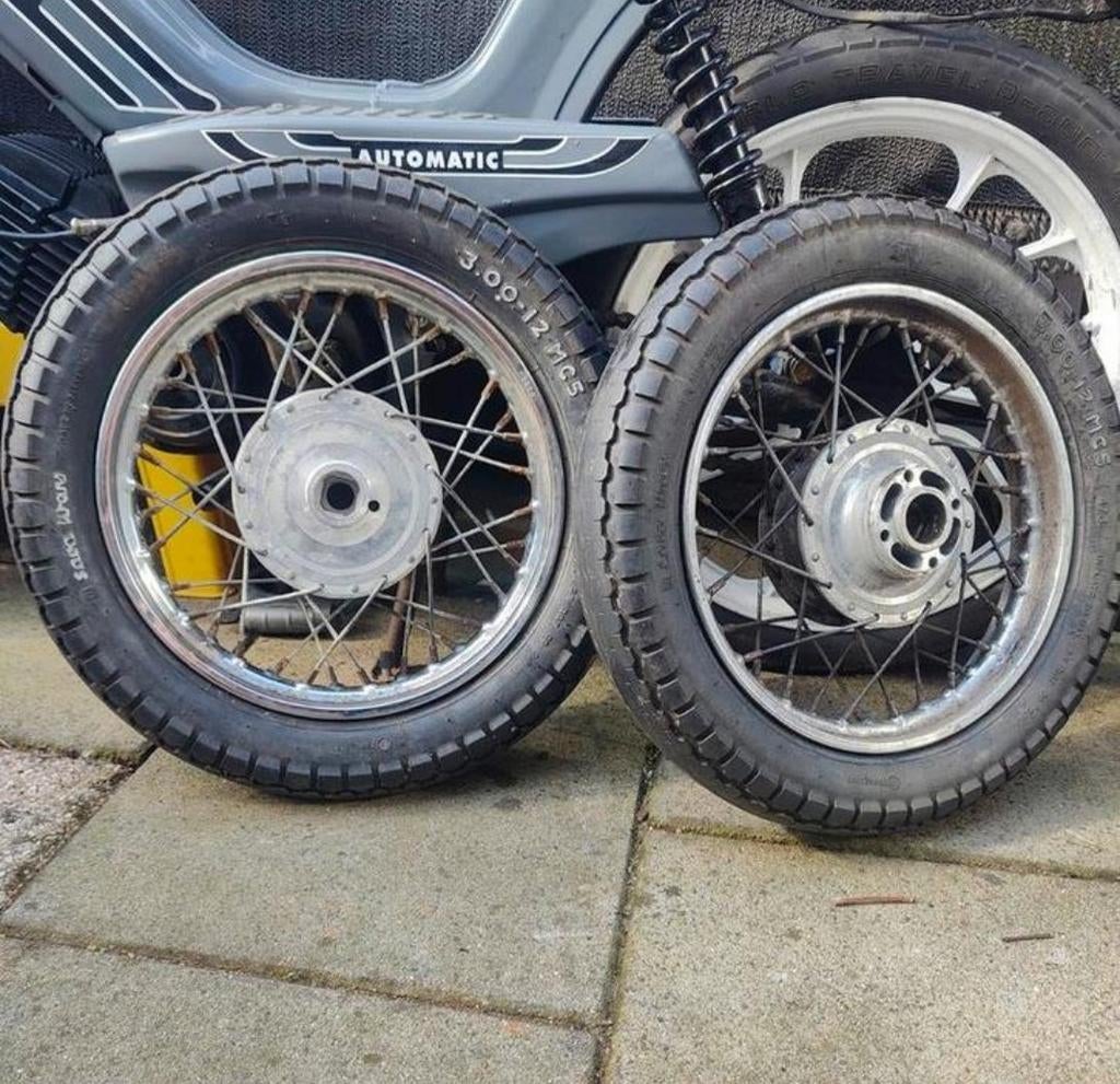 Tomos Spaakvelgen 12 inch - Set van 2, Fietsen en Brommers, Ophalen of Verzenden, Gebruikt, Frame, Tomos