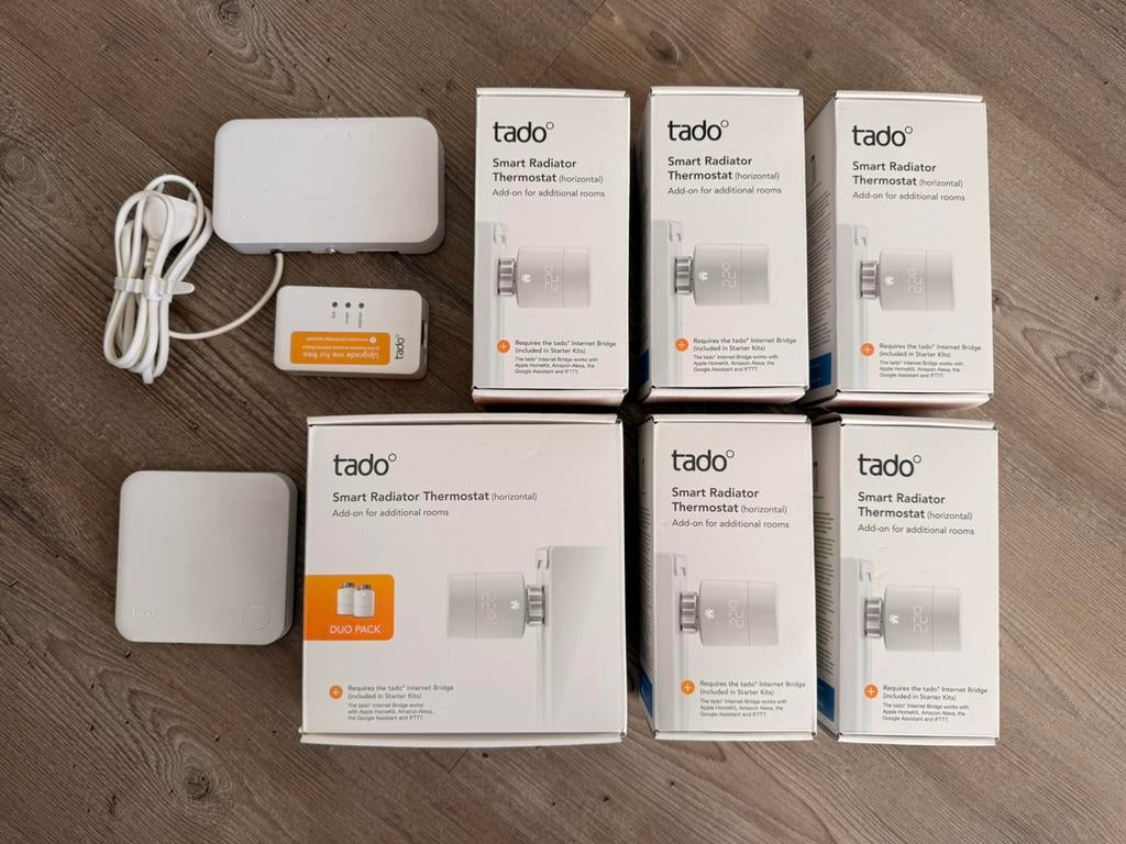 Tado Slimme Thermostaat , Smart Radiator Thermostaat, Ophalen of Verzenden, Slimme thermostaat, Zo goed als nieuw