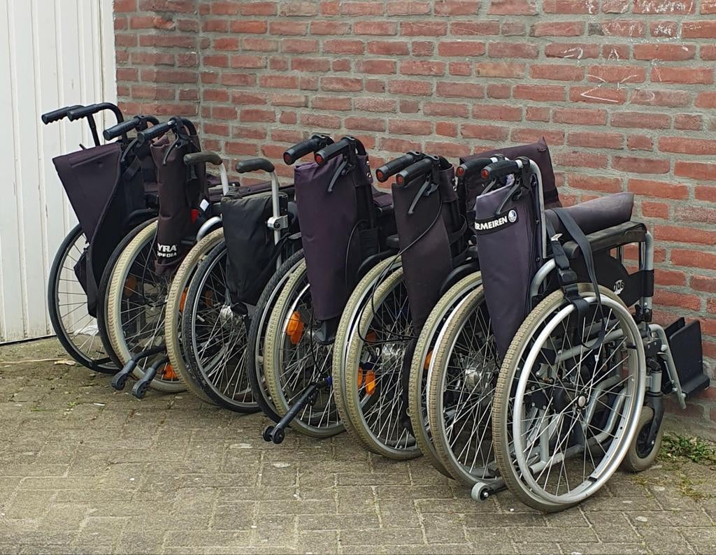 Partij 6 rolstoelen in een koop voor € 199, Gebruikt, Rolstoel, Rolstoel, Ophalen of Verzenden
