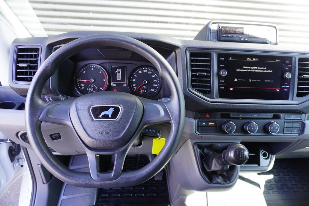 MAN TGE 140pk L3H3/L2H2 Apple carplay Camera Navigatie Tacho, Gebruikt, 4 cilinders, MAN, Wit