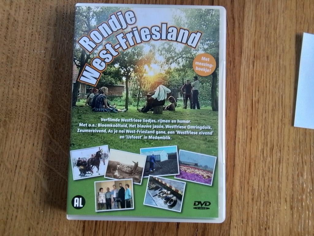 Rondje West-Friesland DVD met meezingboekje, Ophalen of Verzenden