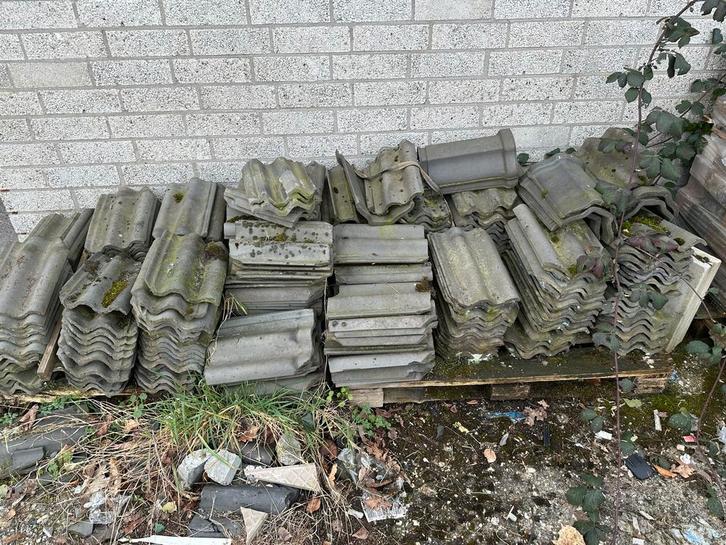 Gebruikte dakpannen - Diverse soorten en maten, Doe-het-zelf en Verbouw, Dakpannen en Dakbedekking, Gebruikt, Dakpannen, Steen of Klei