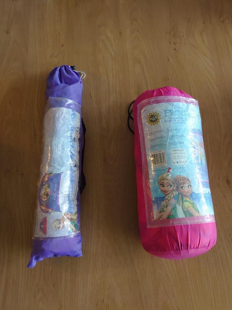 Frozen kinder slaapzak en tentje, Ophalen of Verzenden, Meisje