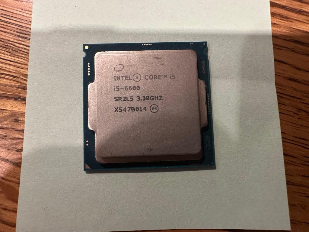 Intel i5-6600K, Computers en Software, Processors, LGA 1151, Gebruikt, 4-core, Ophalen of Verzenden