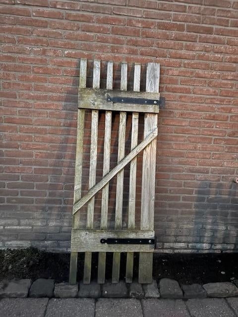 Tuinhekje | tuinpoortje, Tuin en Terras, Tuinhekken en Hekwerk, Ophalen, Gebruikt, Hout, Tuinhek