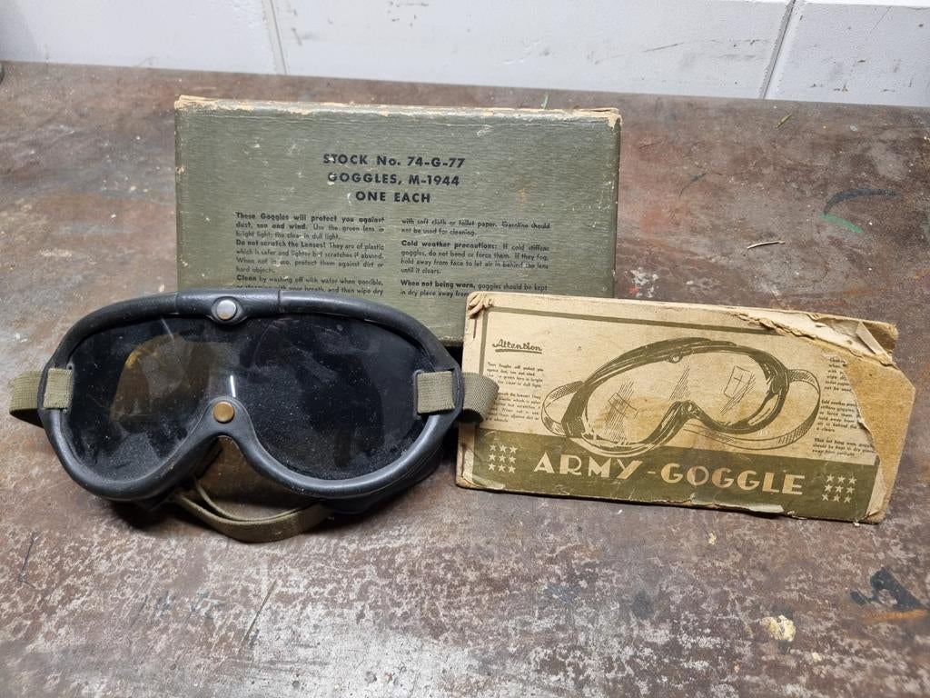 WW2 US Polaroid M-1944 Goggle, Ophalen of Verzenden, Landmacht, Amerika, Overige typen