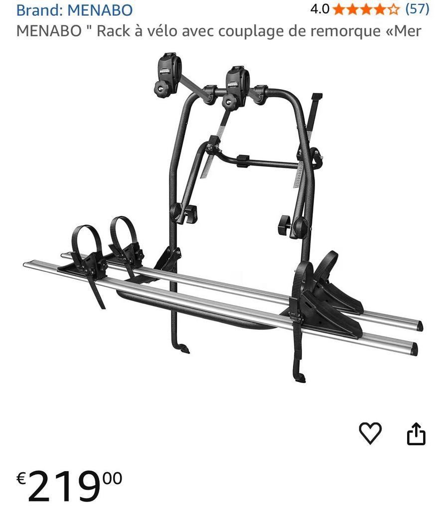 Fietsendrager voor achterklep, Ophalen, Brede banden, Zo goed als nieuw, 2 fietsen