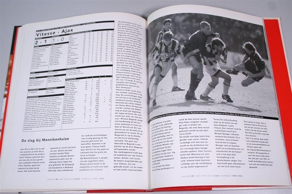 Het officiele Ajax jaarboek 1995-1996, Boeken, Sportboeken, Ophalen of Verzenden, Zo goed als nieuw, Watersport en Hengelsport