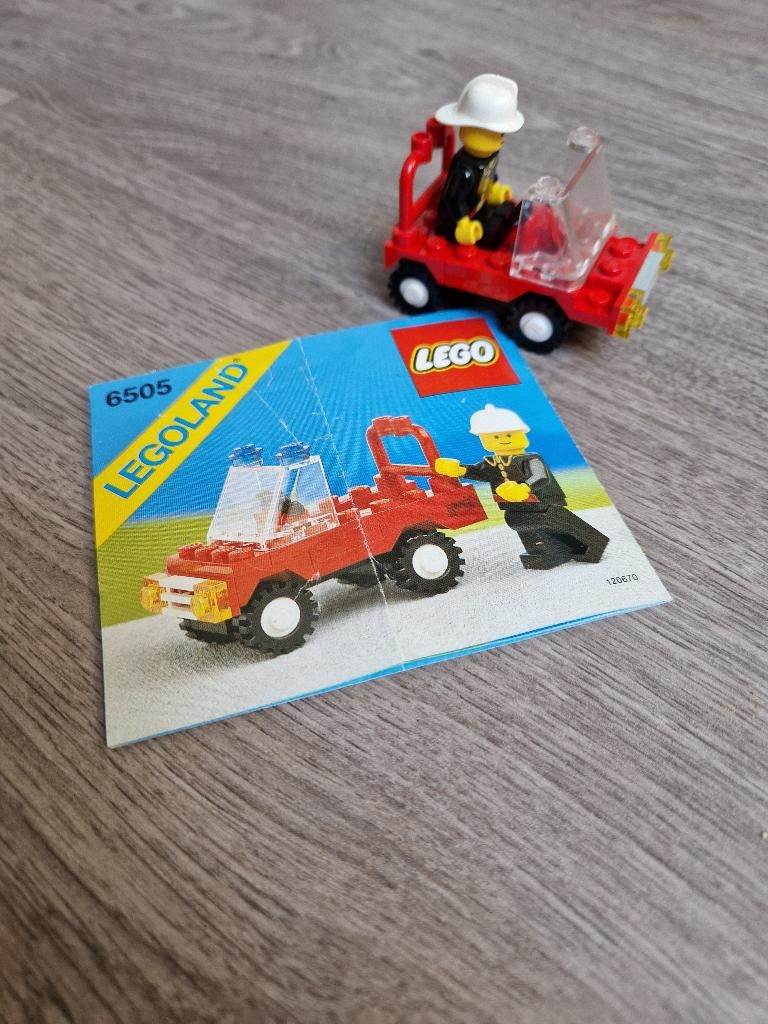 Lego 6505 brandweer commandant, Ophalen, Zo goed als nieuw, Complete set, Lego
