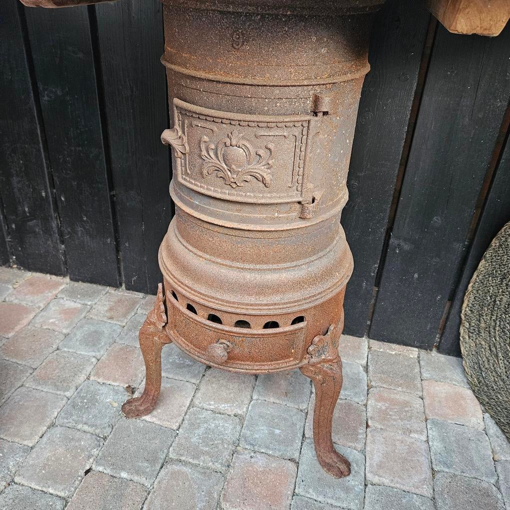 mooi klein hout of kolen kacheltje, Ophalen of Verzenden