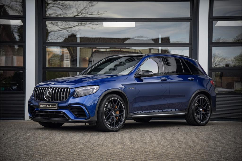 Mercedes-Benz GLC AMG 63 S 4MATIC+ (bj 2019, automaat), Auto's, Automaat, Gebruikt, 510 pk, Blauw