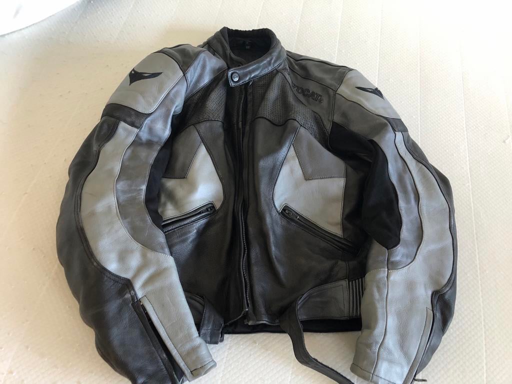 Motocat Catline motorjas, maat 56, Motoren, Ophalen, Tweedehands, Heren, Jas | leer