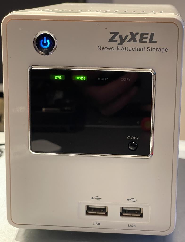 Zyxel NAS NSA-220 (2-Bay) + 160GB HDD, Ophalen, Gebruikt