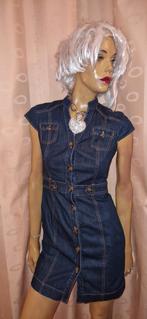 Denim jurk met knopen S'oliver maat 34 zgan, Blauw, S'oliver, Ophalen of Verzenden, Zo goed als nieuw