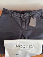 Nieuwe €295 Incotex Chino. Maat 34, Kleding | Heren, Broeken en Pantalons, Verzenden, Nieuw, Maat 48/50 (M), Blauw