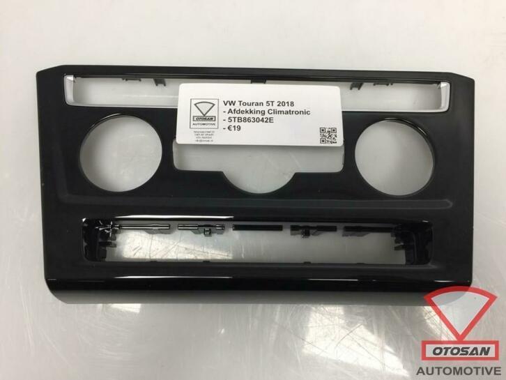 vw touran 5t 2018 afdekking sierlijst climatronic 5tb863042e, Auto-onderdelen, Carrosserie en Plaatwerk, Volkswagen, Gebruikt