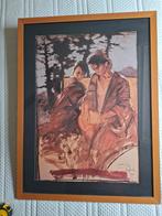 Nico Vrielink reproductie ingelijst, Ophalen