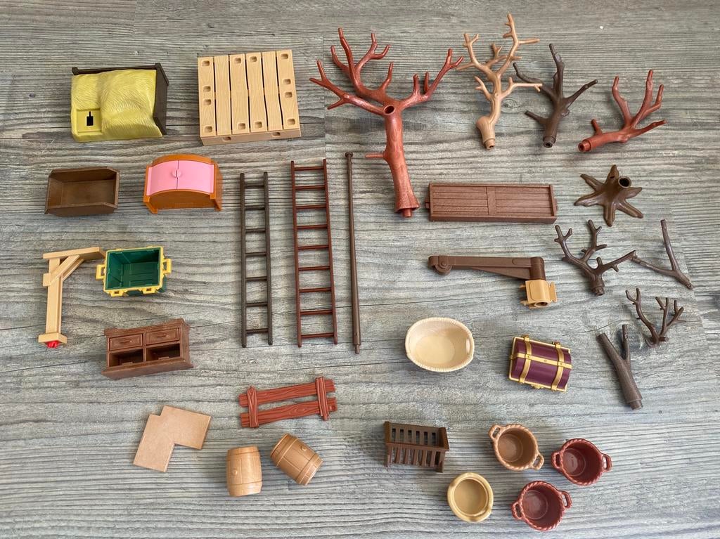 Bruine onderdelen Playmobil, Ophalen of Verzenden, Gebruikt, Los playmobil