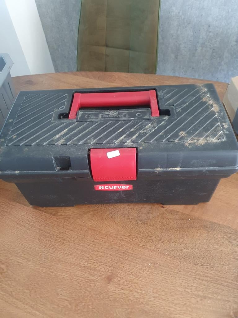 Kleine kunststof gereedschapskist Curver, Ophalen of Verzenden, Gebruikt