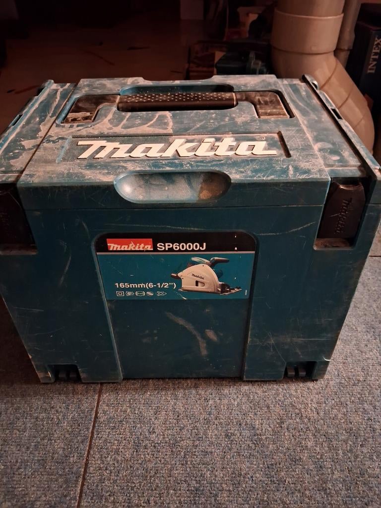 Makita Cirkelzaag SP6000J 165mm 1300W met Mbox, Ophalen, Gebruikt, Cirkelzaag, Makita