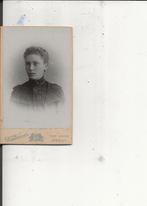 CdV Poeldijk Anna Toussaint Zus van Thomas in het zwart, Ophalen of Verzenden, Voor 1920, Ongelopen, Zuid-Holland
