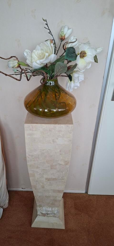 Natuurstenen zuil  stijlvol en tijdloos!, Ophalen, Zo goed als nieuw