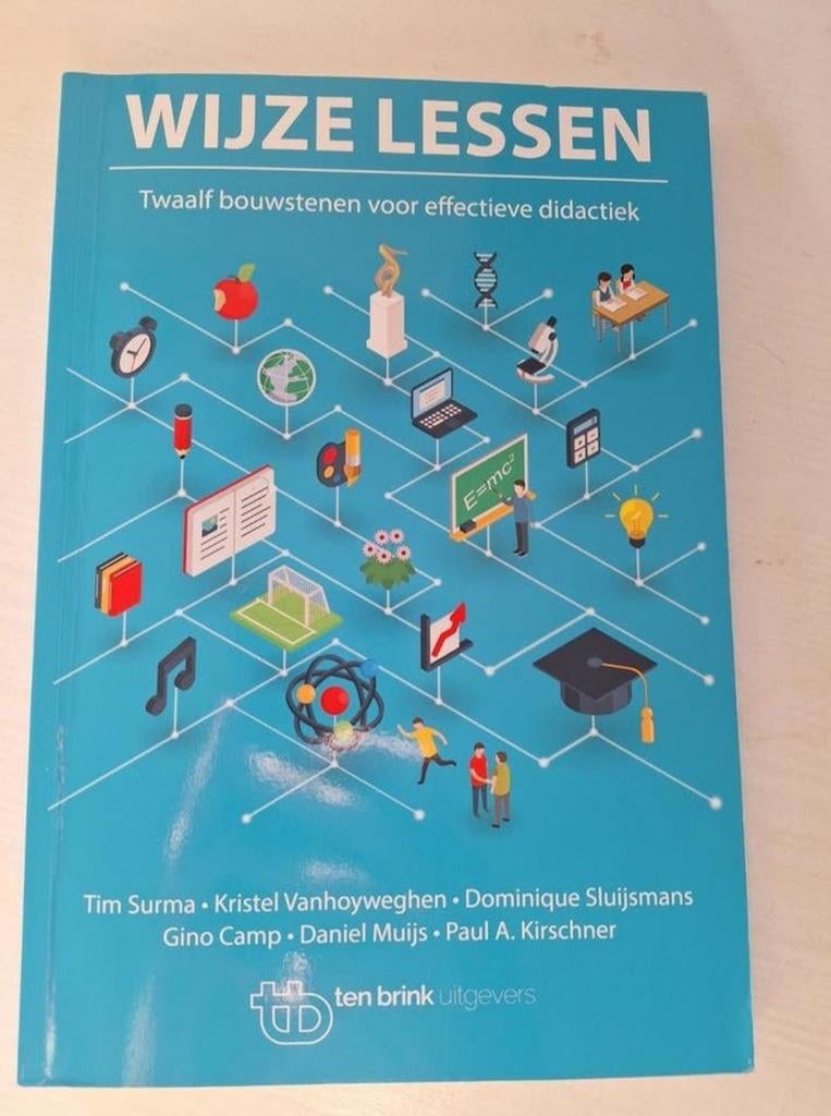 Dr. Gino Camp - WIJZE LESSEN, Sociale wetenschap, Ophalen of Verzenden, Zo goed als nieuw, Dr. Gino Camp; Kristel Vanhoyweghen; Dr. Dominique Sluijsmans...